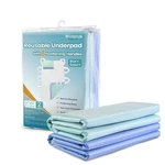 Mildplus Washable Bed 34X52 Reusable Leakproof Underpads Pack Multi-use. Fixed Price $79.87.