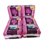 4X Poise Pads Long Length Light Absorbency 24 Each 96 Total. Fixed Price $36.00.
