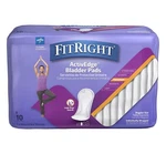 Fitright Incontinence Bladder Pads, Maximum Absorbency, 5.5" 13.75", 10 Count. Fixed Price $5.99.
