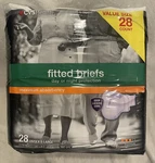 Cvs Health Fitted Briefs Maximum Absorbency Unisex Xl 28 Count Odor Locking New. Fixed Price $20.49.