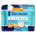 Because Maximum Plus Pull Up Underwear For Women - Absorbent Bladder Protection. Fixed Price $91.61.
