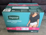 Depend Fit-flex Incontinence Pants For Women M- 88 Count. Fixed Price $49.00.