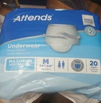 Attends Underwear (pullup) Maxi Absorb Unisex Size 34-44" 80 Ct In Pks. Fixed Price $33.89.