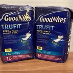 2 Brand New Goodnites 37137 Unisex L/xl Size Disposable Diapers Liners Only. Fixed Price $125.00.