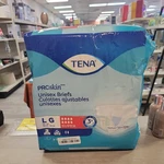 Tena Super Briefs Large, 14 Count Adult Diapers. Fixed Price $9.97.