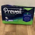 Prevail Pant Liner Elastic Large Plus 13'' X 28'' - Bag Of 16. Fixed Price $9.00.