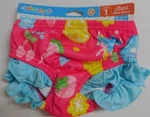 Swim Diapers Girl Reusable 12 Months 18-22 Pounds Pink Mermaids Washable. Fixed Price $8.06.