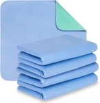 Hearth & Harbor Incontinence Bed Pads Washable Waterproof Pack 4, Blue. Fixed Price $33.45.