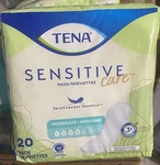 Tena Sensitive Care Pads Moderate Absorbency 20 Count. Fixed Price $12.99.
