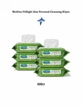 Medline Fitright Aloe Personal Cleansing 8X10" Wipes 600CT Unscented MSC263954. Fixed Price $44.50.