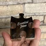 Essential Piece Puzzle Shaped Heavy Paperweight C.2004 Boss Dad Asst Gift - Vhtf. Fixed Price $16.99.