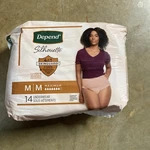 Depends Silhouette Skinguard Women's Size Medium, 14 Underwear. Fixed Price $7.75.