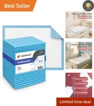 50 Pack Lightweight Underpads 2-PLY Tissue Fill, Waterproof Liners For Pets. Fixed Price $26.99.