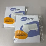 Wearever 2 Pack Mens Regular Absorbency Washable Bladder Control Brief Medium. Fixed Price $30.00.