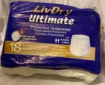 Incontience Underwear, (pullups), Liv Dry Gold Ultimate, Sm, & Women, 20 Pkg. Fixed Price $24.99.