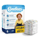 Comfees Baby Diaper Size Over 35 Lbs. CMF-6 92 Ct. Fixed Price $42.27.