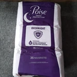 Poise Overnight Incontinence Pad Ultimate Absorbency Drop 68 Count (1 New 1-4). Fixed Price $31.00.