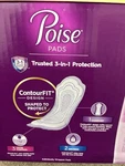 42 Poise Pads Drop Regular Length Moderate From Bulk Package Of Unmarked. Fixed Price $11.85.