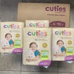 Cuties Diapers 92 Count Size 6 Unisex Baby Toddler. Fixed Price $30.00.