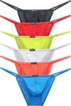 Ikingsky High-leg Opening Bikini Underwear Sexy Brazilian Back Mens. Fixed Price $51.99.