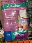 Assurance Womens Incontinence Postpartum Underwear L Maximum Absorbency 36 Count. Fixed Price $33.00.