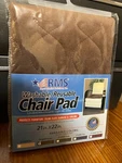 Rms Incontinence Seat Pad Chair Bed Protector Reusable And Washable 21X22. Fixed Price $19.50.