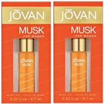 (2 Pack) New Jovan Musk For Women Perfume Oil Boldly 0.33 Oz Ea. Fixed Price $39.99.