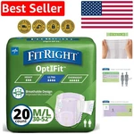 Breathable Stretch Ultra Diapers, Heavy Absorbency, 20 Count - Unisex Size M/l. Fixed Price $34.19.
