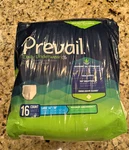 Prevail Maximum Absorbency Adult Underwear 16 Count Large 44-58" PVS-513. Fixed Price $17.95.