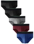 Tiichoo Mens Incontinence Washable Cotton Leak Proof Underwear Briefs 5 Pack (l). Fixed Price $59.75.