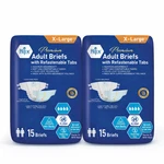 Med Pride Adult Diapers X-large Maximum Absorbency Incontinence Briefs Tabs 30CT. Fixed Price $40.59.