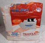 Tranquility Air-plus Breathable Underpads 30"X36" Pack Of 10 New. Fixed Price $27.95.