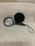 Carson Optics SG12 Magnifying Glass Sure Grip 9 3/8" 2.5X Power. Fixed Price $15.00.