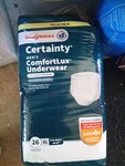Walgreens Certainty Mens Underwear Size Xl 26 Count Maximum Absorbency 1 Pack. Fixed Price $15.36.