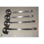 Vtg Vollrath Ladle Set 1 Oz Silver Stainless Steel Hooked Handle 4 Piece. Fixed Price $31.50.