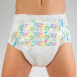*2 Pack* Bambino Adult Plastic Diapers Abdl Large Classico V1 Sample. Fixed Price $11.95.