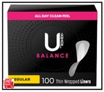 By Kotex Barely There Thin Panty Liners, Light Absorbency, Unscented, 100 Ct. Fixed Price $10.18.