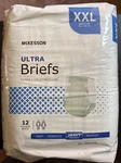 Mckesson Ultra Disposable Briefs - Xxl, Pack Of 12. Fixed Price $6.99.