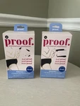 2 Pairs Proof Underwear Reusable Postpartum High Rise Super Absorbency Medium. Fixed Price $13.99.