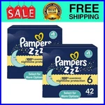 Pampers Swaddlers Overnight Zzz Baby Diapers Size 6, 42 COUNT,2PACK. Fixed Price $59.94.