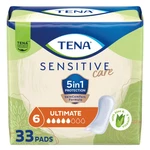Tena Sensitive Care Ultimate Absorbency Incontinence Pads For Women, 33 Count. Fixed Price $24.99.