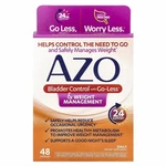 Azo Bladder Control Go Less Andweight Management Supplement 48 Cap Exp 09/26. Fixed Price $15.99.