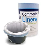 Commode Liners - Pack Of 50 Disposable Fits All Standard Bed.... Fixed Price $26.37.