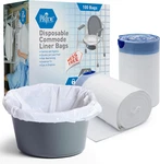 Med Pride 100 Pack Fit Disposable Bedside Commode Bags Leakproof Bedpan. Fixed Price $25.82.