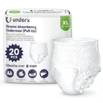 Underx Adult Disposable Incontinence Underwear X-large(pack Of 20), White. Fixed Price $57.99.