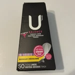 By Kotex Balance Daily Wrapped Thong Panty Liners Light Absorbency 50 Count. Fixed Price $7.96.