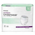 Mckesson Ultimate Underwear Adult, L, 44-58" Hip Unisex Pull-on Heavy Absorb 72. Fixed Price $57.70.