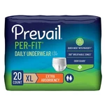 Prevail Disposable Underwear X-large 41 20 Ct. Fixed Price $21.10.