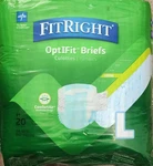 40 Ct Medline Fitright Ultra Adult Diapers Large Packs Of 20 Incontinence Tabs. Fixed Price $40.99.