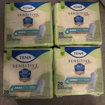 Tena Sensitive Care #4 Moderate Absorbency Incontinence Pads Packs Of 20 (80). Fixed Price $22.00.